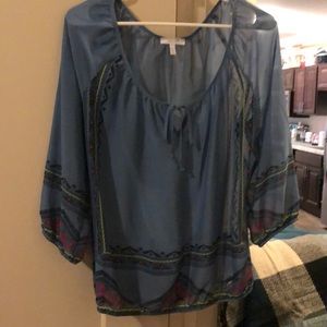 Sheer blouse